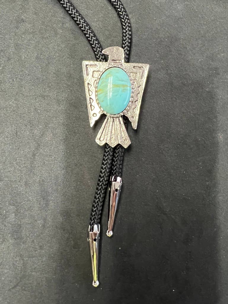 HHH Designs - Wholesale Woven Necklace - Thunderbird Bolo ties, southwest colors and theme , each2