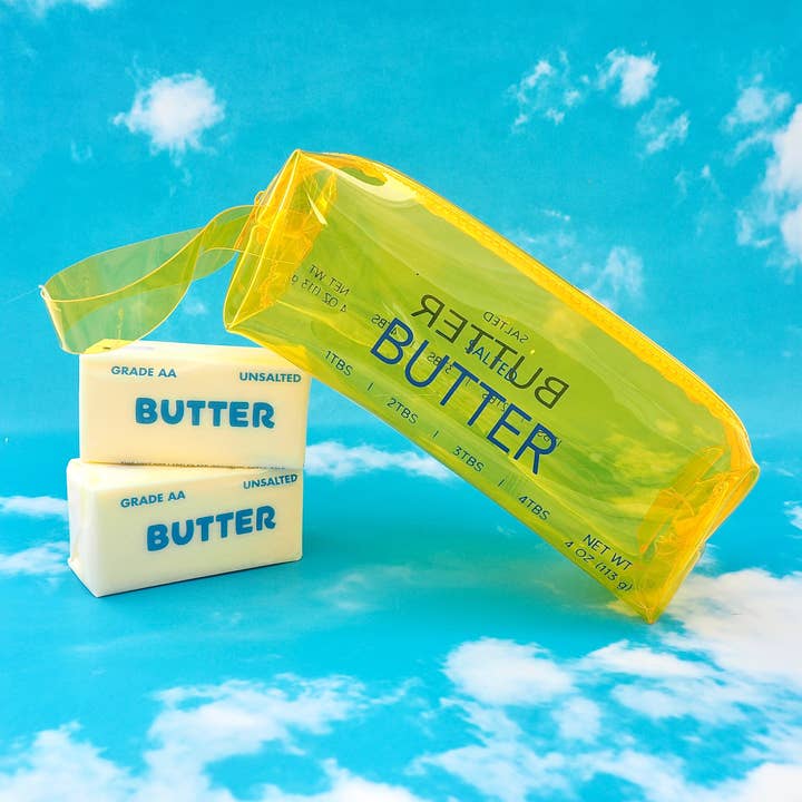 Butter Is Life pencil case for wholesale by Rosamond Street
