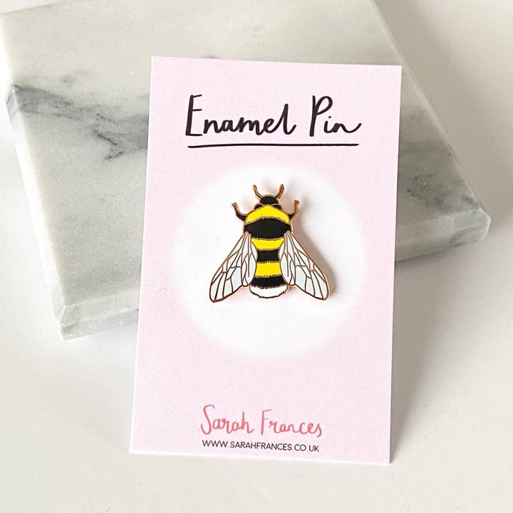 Sarah Frances - Wholesale Lapel Pin/Button - Bee Enamel Pin1