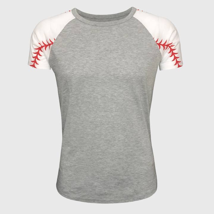 ILTEX Apparel - Wholesale T-Shirt - Women's - Baseball Short Sleeve Raglan Tee1