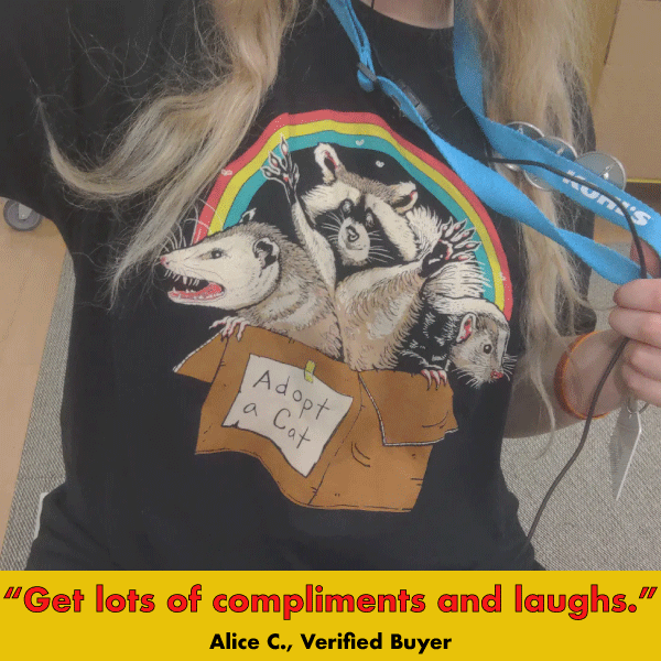 Wicked Clothes - Wholesale Screen Printed T-Shirt - Unisex - 'Forbidden Cats' Shirt3