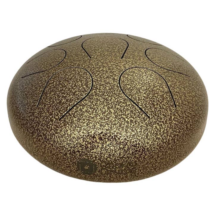 432Hz Chakra Drum Brown 10" x 5.5" for wholesale by HK Higher Knowing