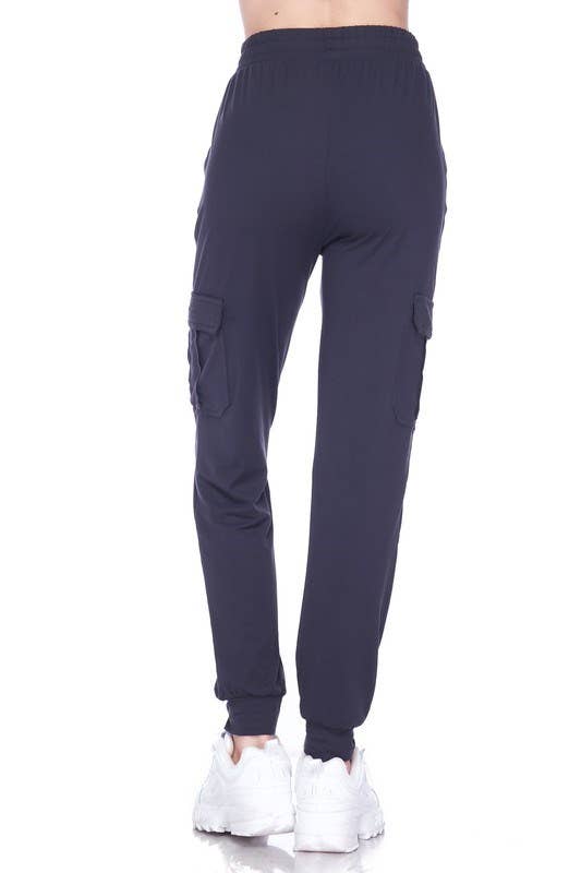 Truly Contagious - Wholesale Lounge Sweatpants/Joggers - Women's - Ultra Soft Joggers w/ Cargo Pocket | S-XL Sizes( CJK01/CA5001