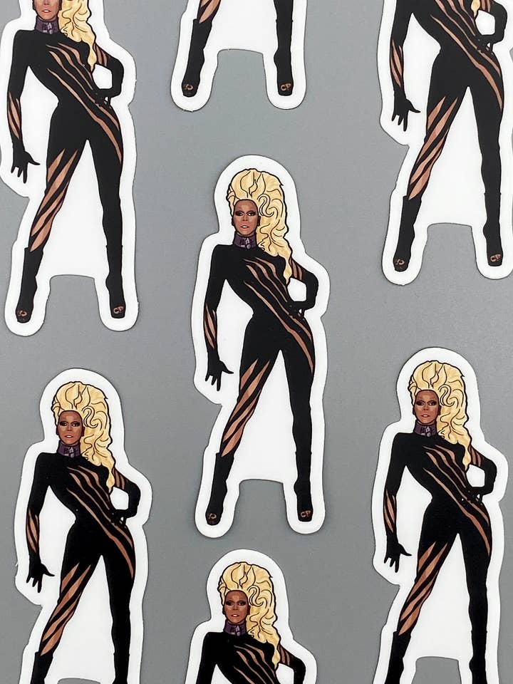 Vinyl Decal - RuPaul Charles for wholesale by The Red Swan Shop
