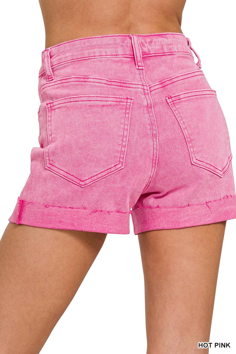 Vanilla Monkey - Wholesale Korte broeken - Dames - Korte broek met 5 zakken en manchetten13