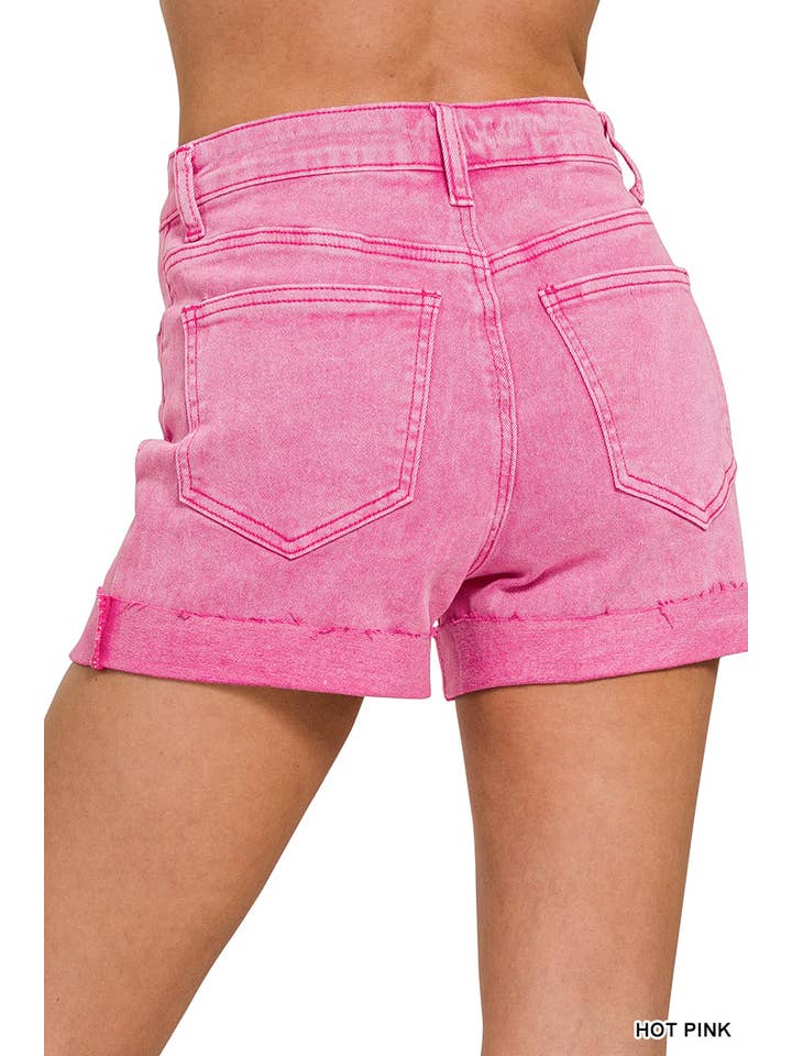 Vanilla Monkey - Wholesale Korte broeken - Dames - Korte broek met 5 zakken en manchetten13