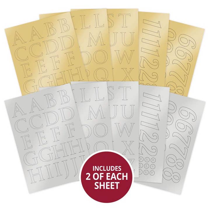 Ecstasy Crafts Distributing – material para artesanato por atacado – Essencial Mirri Letras e Números Megabu