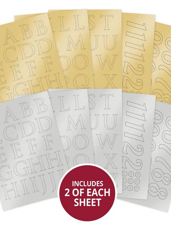 Essential Mirri Letters & Numbers Megabuy for wholesale by Ecstasy Crafts Distributing