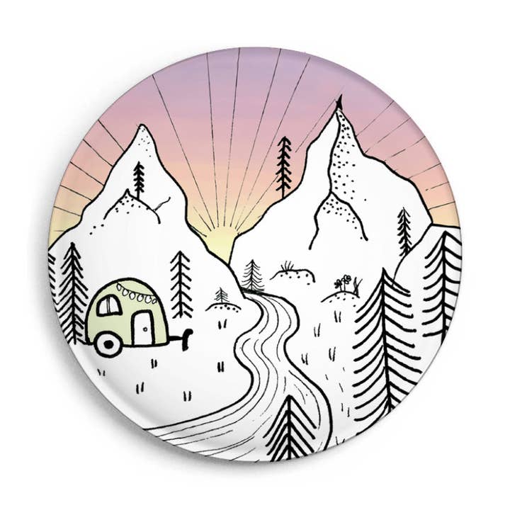 Magnet — Camping Day for wholesale by LIGARTI