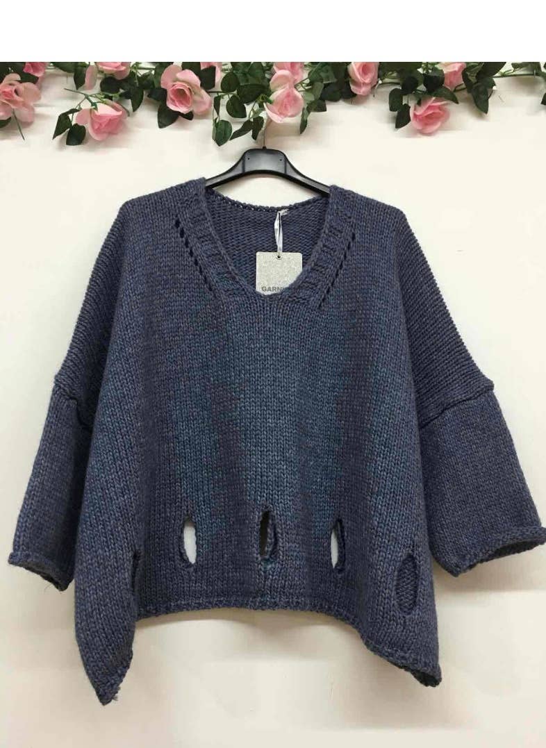 LINEN & COTTON HOUSE - Wholesale Knitted jumper – Women′s - ALPACA SWEATER 08606