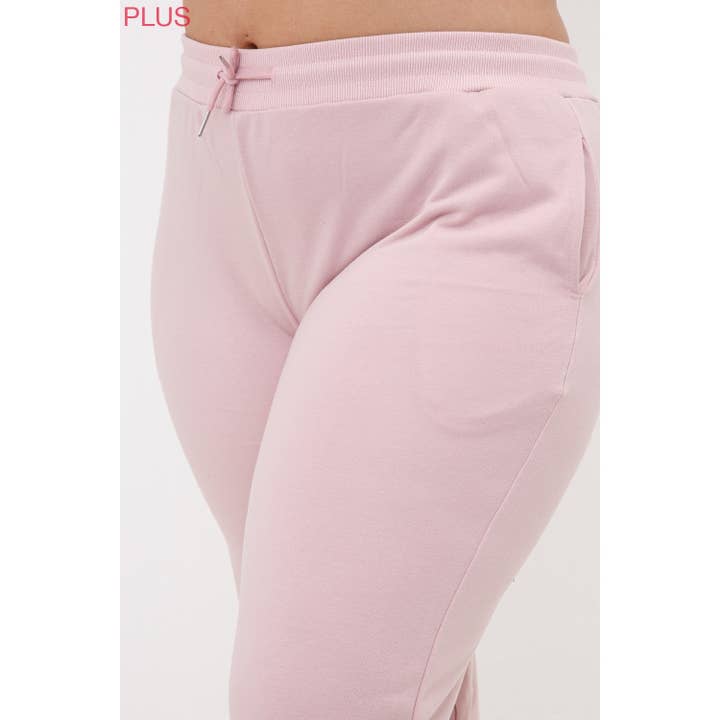 Sweet Generis - Wholesale Lounge Sweatpants/jogging bottoms – Women's - PLUS CROPPED FRENCH TERRY JOGGER SWEATPANTS16