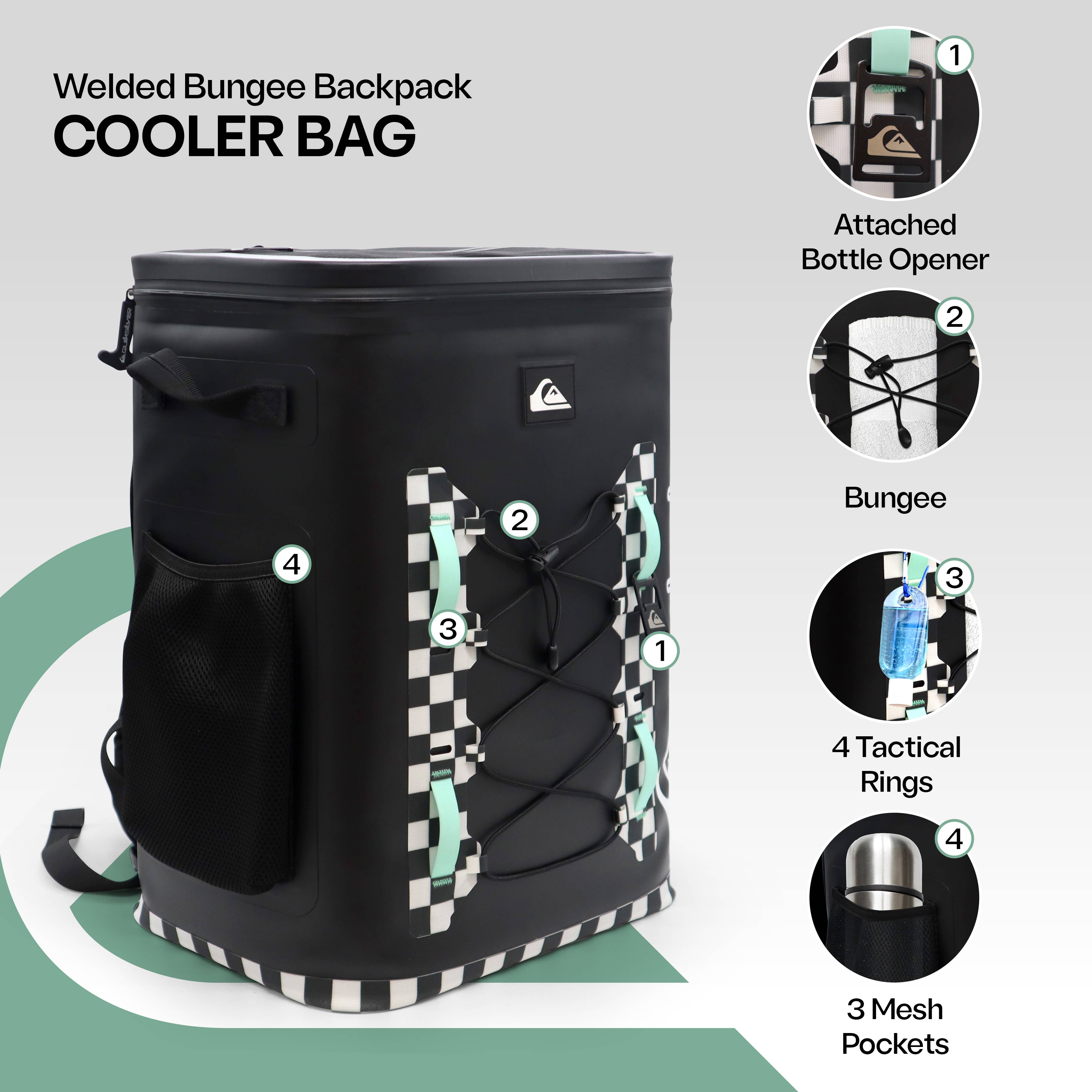 Quiksilver Hydration - Wholesale Cooler/Cooler Bag - Shoreline Collection Backpack Cooler Bag 3