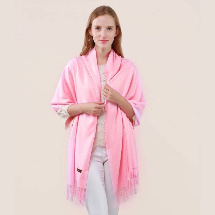 PEACH ACCESSORIES – wholesale Scarf – Women's – Plain Pashmina Scarf A00137