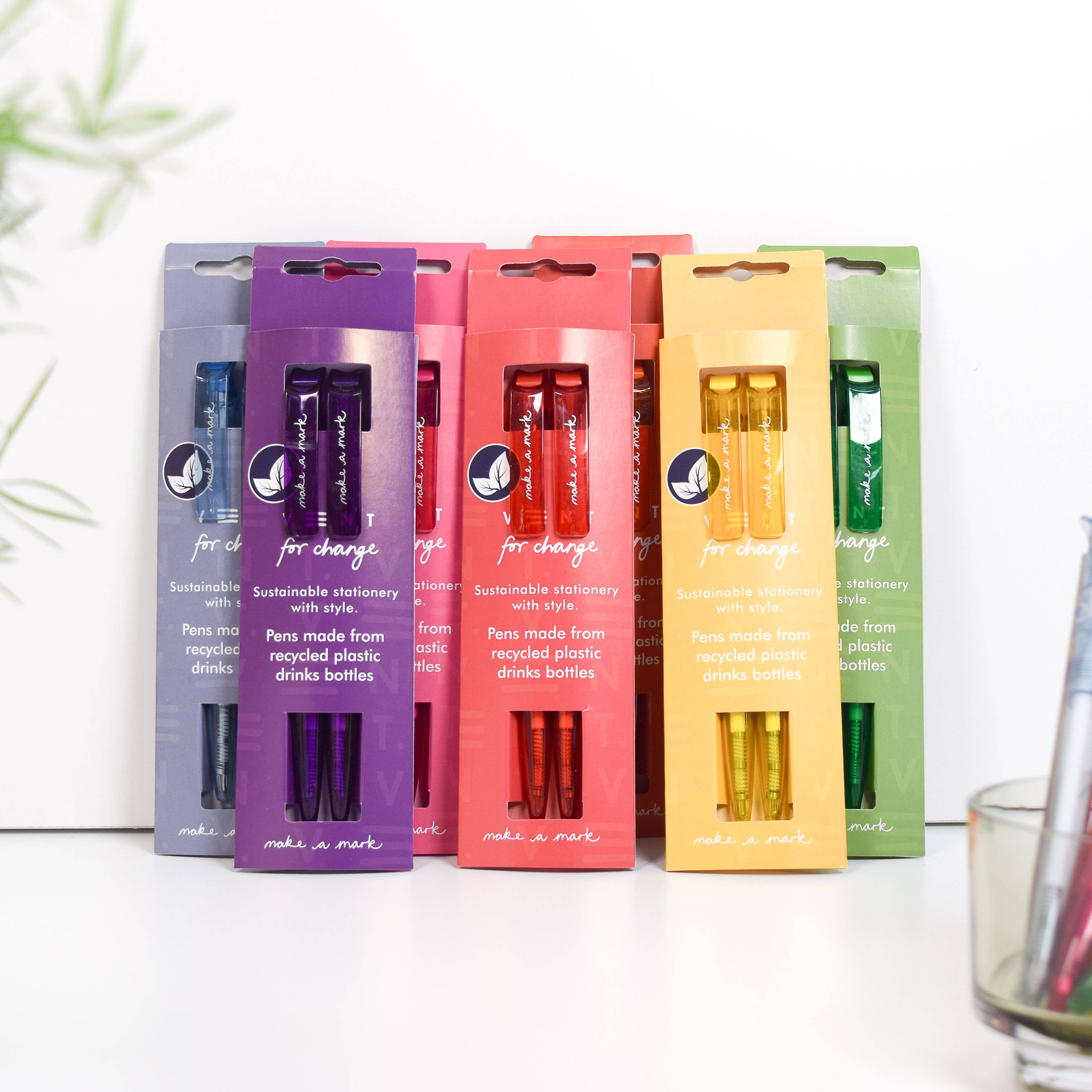 VENT for Change - Wholesale Pen - Pen Sets Recycled Make a Mark Starter Pack x 10