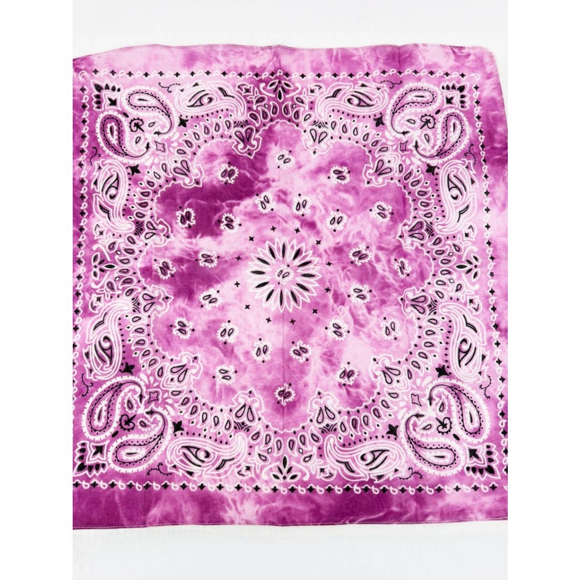 MIX COLOR Tie Dyed Pasley Pattern Bandanas for wholesale on Faire3