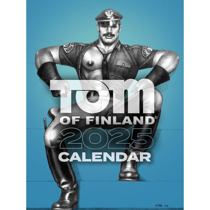 Calendario 2025 de Tom of Finland para venta al por mayor de Peachy Kings / Kweer Cards