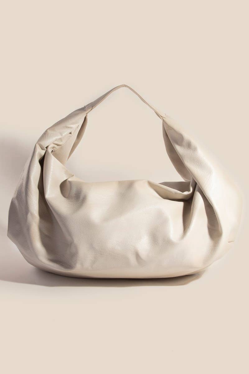 Anarchy Street - Vendita all'ingrosso Tracolla - Donna - Borsa a spalla hobo in pelle semplice1