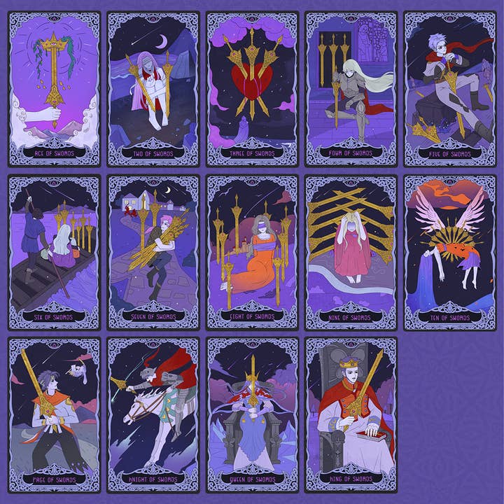 Vermilion Collection - Wholesale Tarot cards - Wishing Star Tarot6