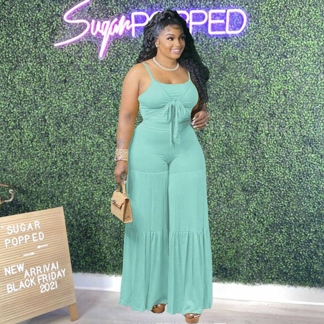 VIGOR - Wholesale Top & Pant Set (NOT Loungewear) - Women's - Trendy casual plus size women clothes clothing summer tank6