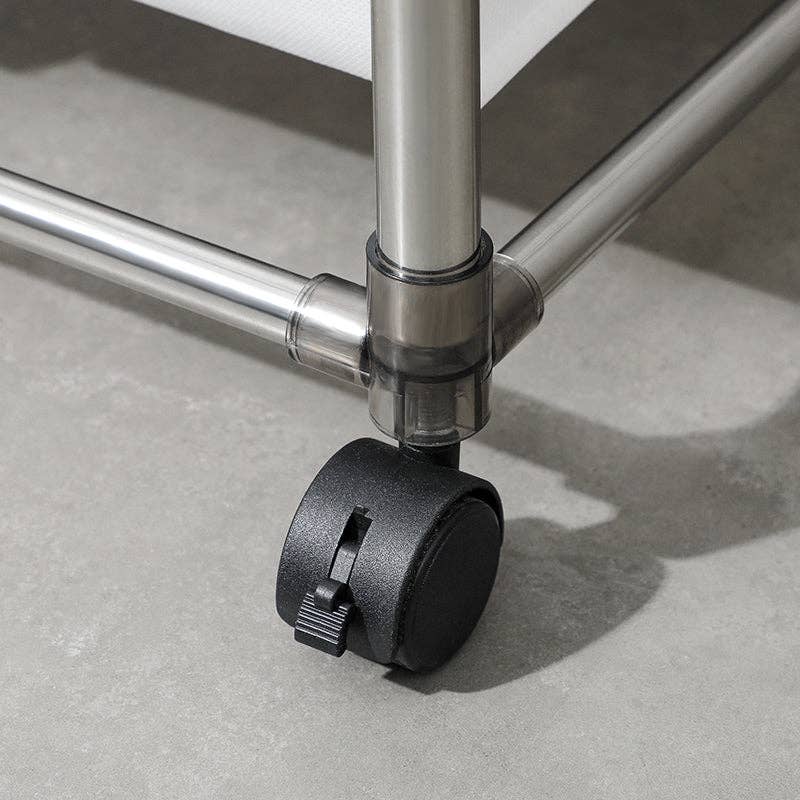 39F Inc. - Wholesale Laundry Basket - 2-Tier Laundry Sorter with 4 Removable Bags and Wheels8