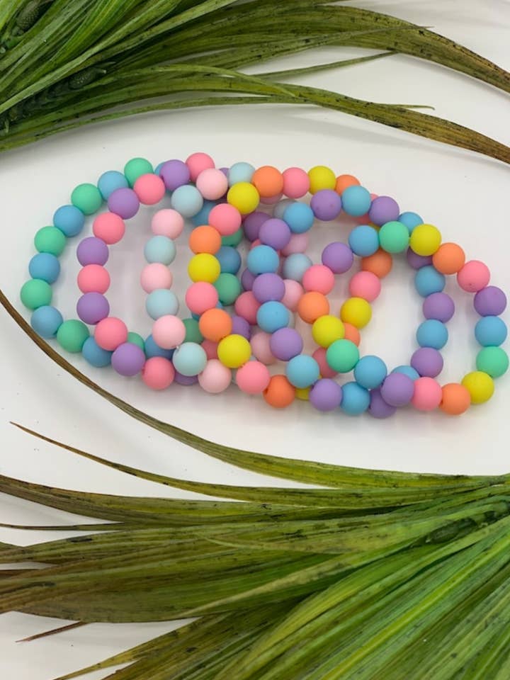 Silicone Bead Bracelets for wholesale by Handmade Love Love Love