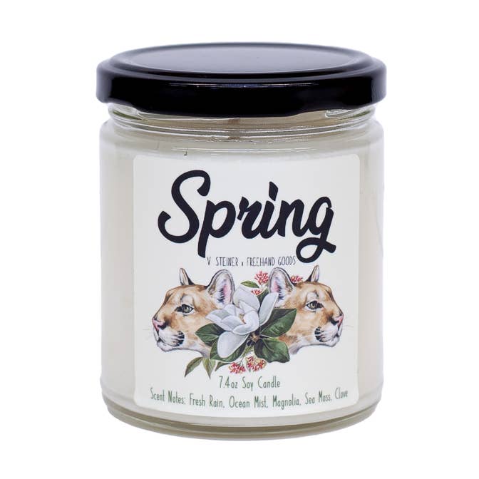 Freehand Goods - Wholesale Jar/Filled Candle - Spring Seasonal Soy Candle0