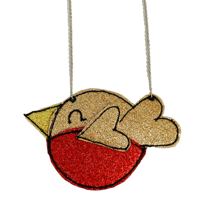 Robin Halsband för wholesale av Bumblebee Design Treasures