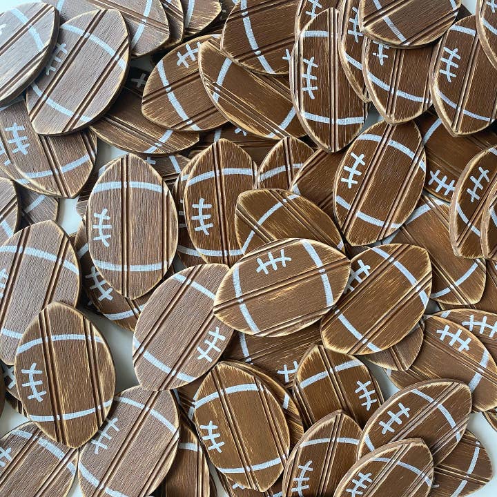 Grace Graffiti - Wholesale Coasters - Football Wooden Coasters, Set of 4