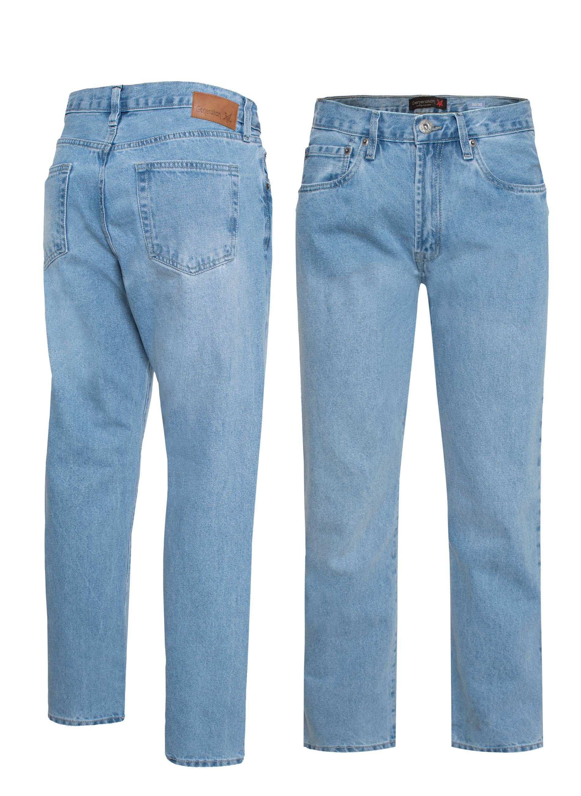 LSB Jeans da uomo a gamba dritta in denim (HF-5010-LSB) in vendita all'ingrosso su Faire0