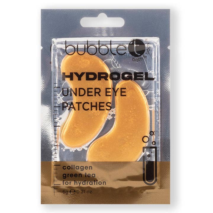 Bubble T Cosmetics - Wholesale Eye Treatment Mask - Hydrogel Under Eye Patches - Collagen & Green Tea