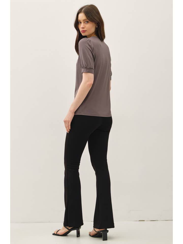 Be Cool - Wholesale Knit Top - Women's - BAMBOO/MODAL ULTRA SOFT VOLUME SLEEVE BASIC TOP 17