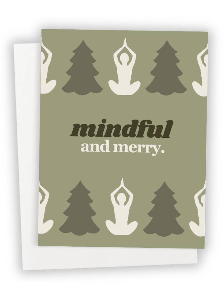 Mindful and Merry for wholesale by Send It Greeting Cards