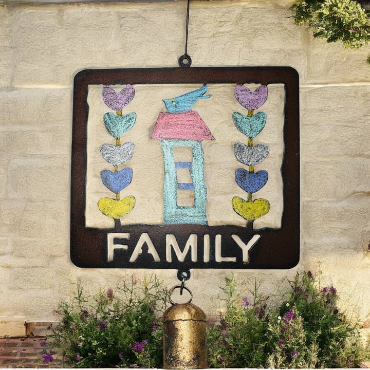 Carillon familial mot vent cadeau significatif Fête des Mères pour la vente par Whimsies