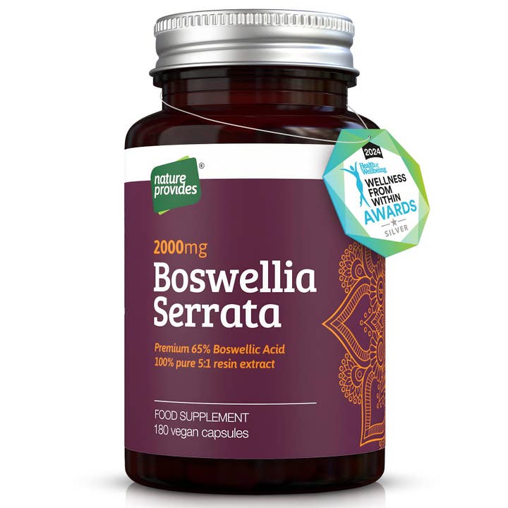 Boswellia Serrata (2000mg) 5:1 Extract | 65% Boswellic Acid - 180 Capsules for wholesale by Nature Provides