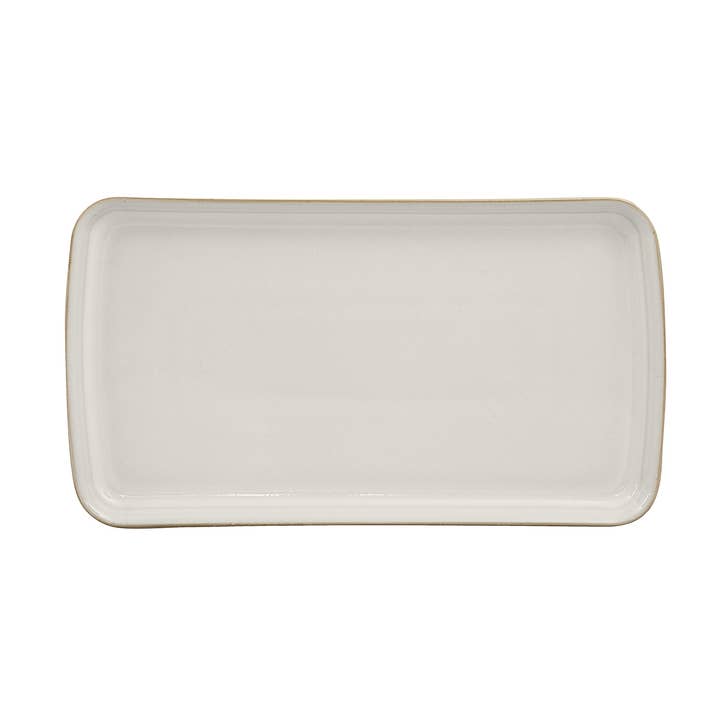 Petit plateau rectangulaire en toile naturelle pour la vente par Denby