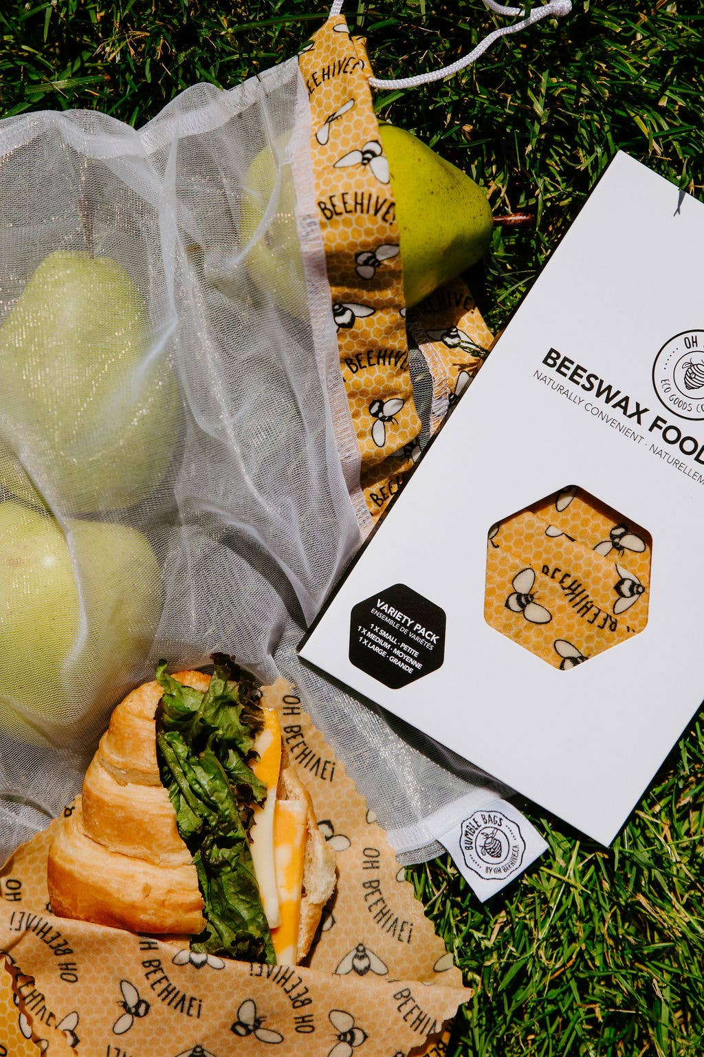 Oh Beehive: Eco Goods Co. - Wholesale Food Storage Wrap/Bag - Buzzy Bees Variety Pack7