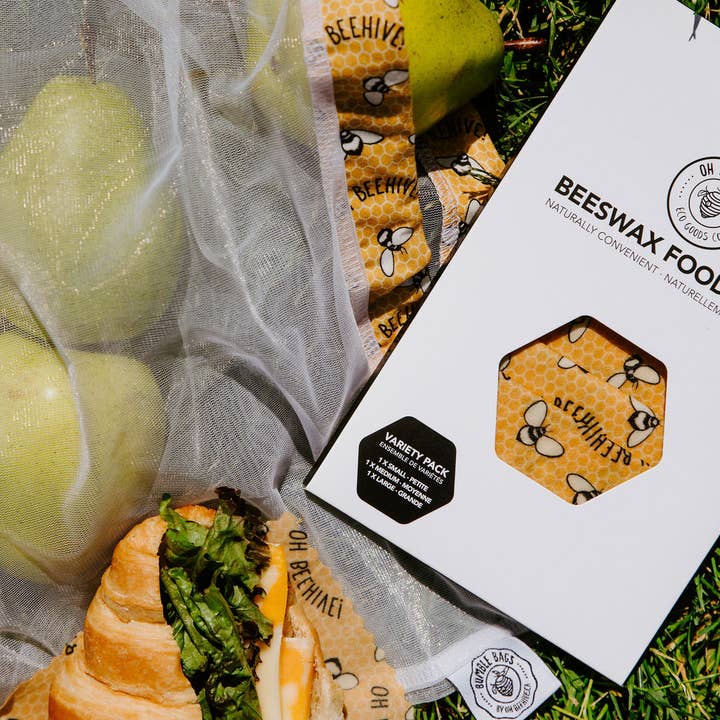 Oh Beehive: Eco Goods Co. - Wholesale Food Storage Wrap/Bag - Buzzy Bees Variety Pack7