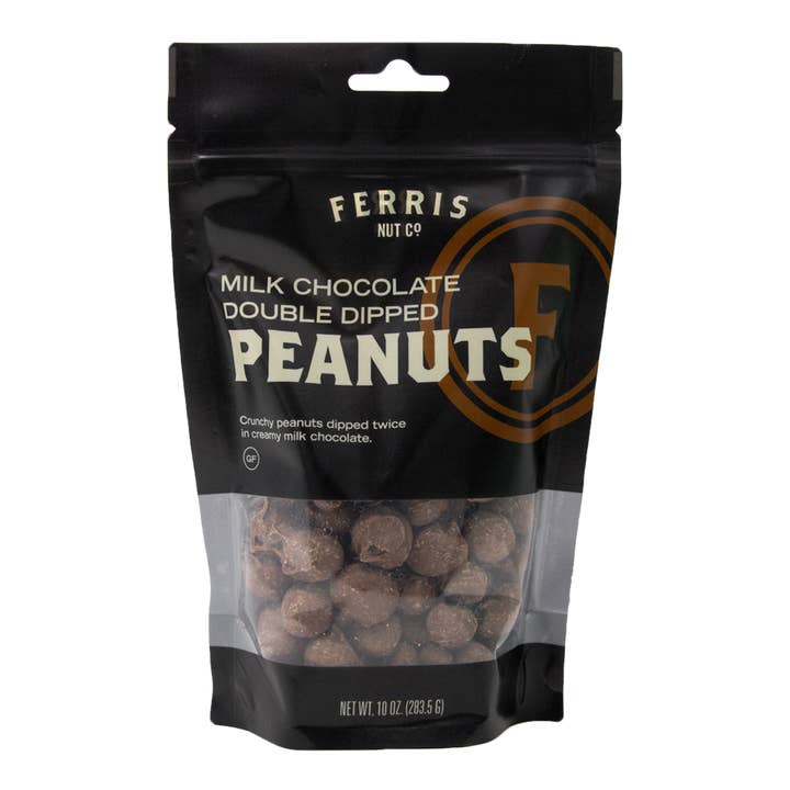 Ferris Coffee & Nut Co. - Wholesale Chocolate Covered Sweets - Double Dipped Peanuts 10 oz.