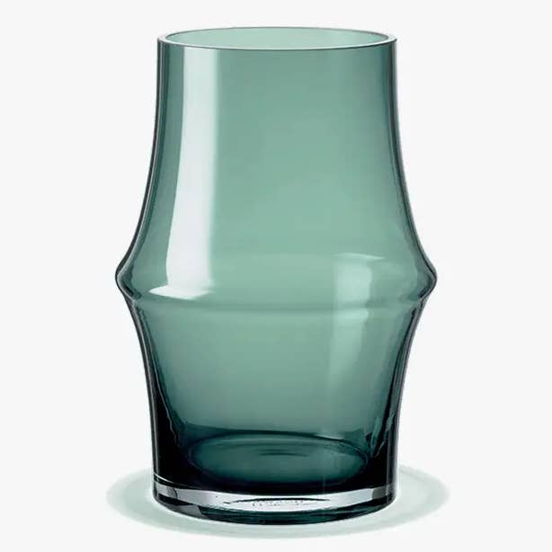 Holmegaard - ARC - Blown Glass Flowerpot / Vase - Dark Green for wholesale by Danish Design Collective