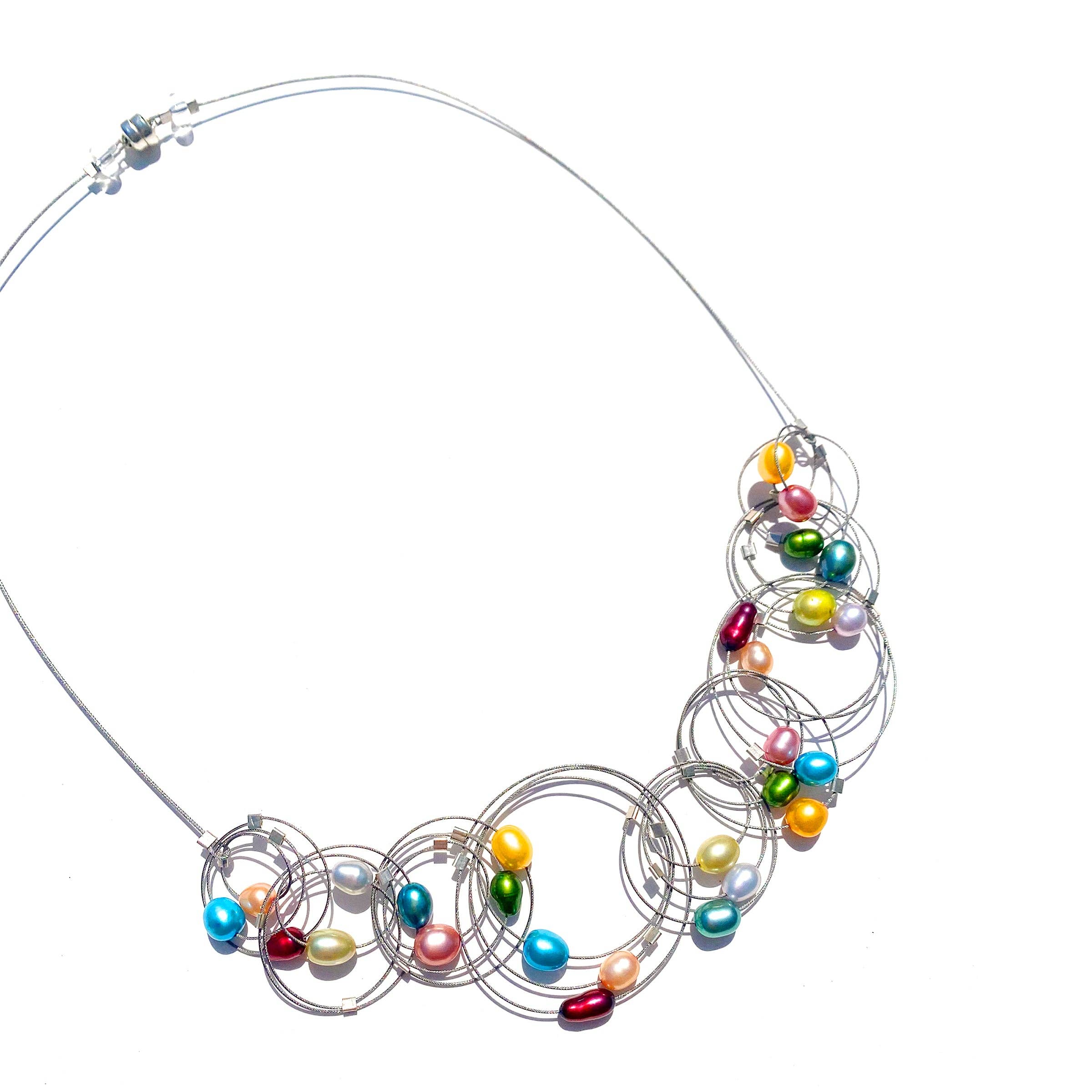 Meghan Patrice Riley – Colar de elos e correntes por atacado – Colar Vertigo13