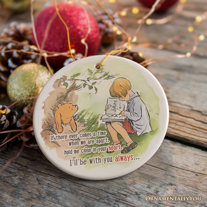 OrnamentallyYou - Wholesale Ornament - If We're Apart Keep Me in Your Heart Sentimental Ornament