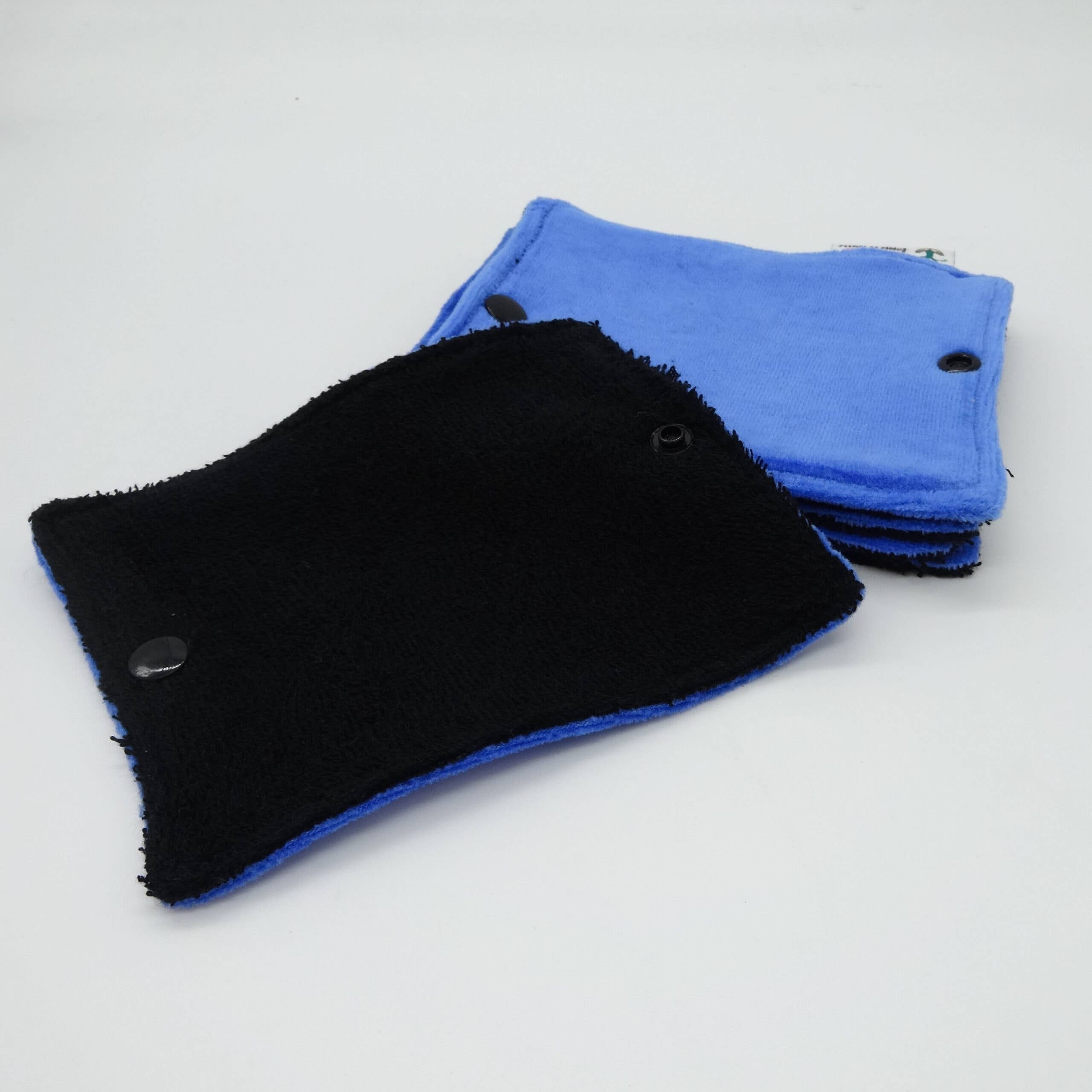 EcologiQ - Vente Papier toilette - Papier toilette lavable - 5 rectangles - Bleu Barbeau5