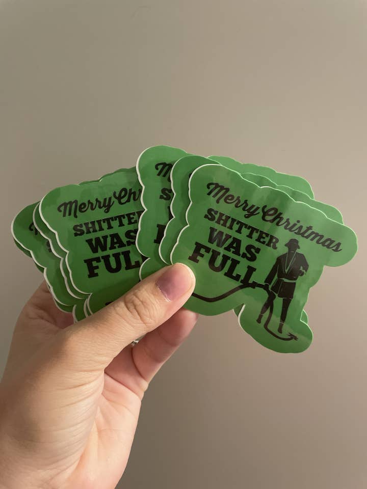 Shitters Full Sticker for wholesale by Prospect Apothecary