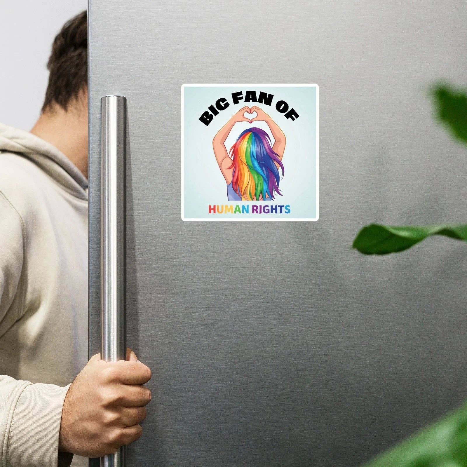 Sleeping Angel Treasures - Wholesale Magnet - Big Fan of Human Rights Activist Gift Magnet6