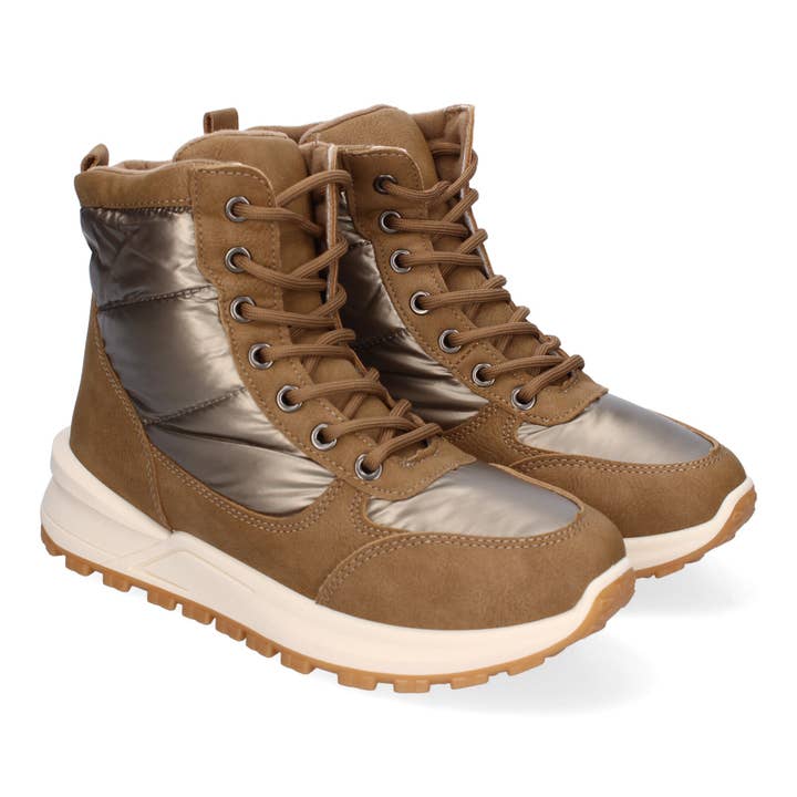 Women's Padded Flat Ankle Boots for wholesale by Brideluxe Mayorista