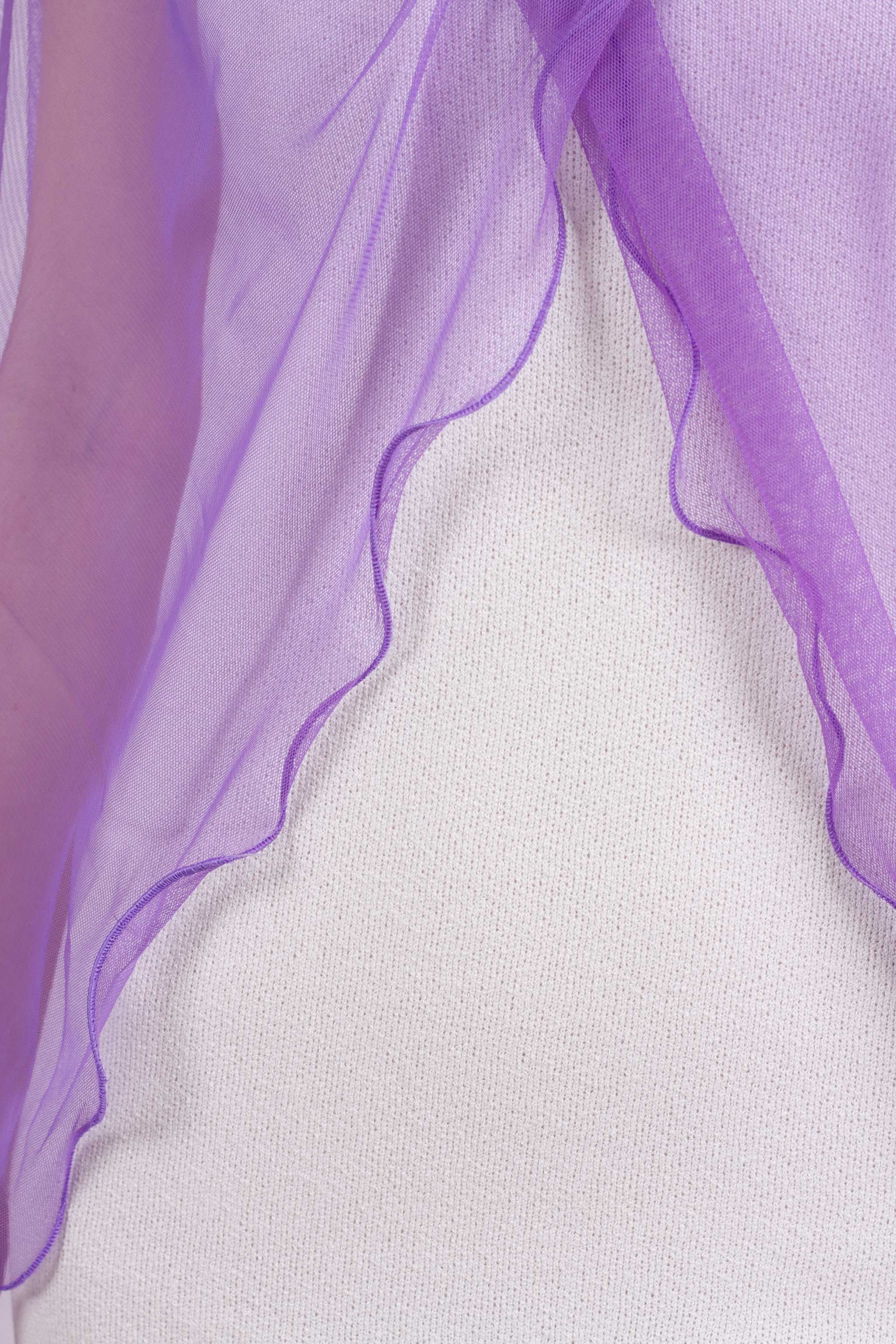 MR Complements - Vente Écharpe – femme - Châle en tulle grande taille aux bords ondulés42