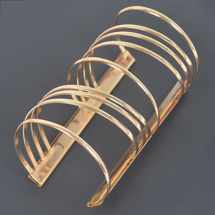 Gold Metal Cuff for wholesale on Faire1