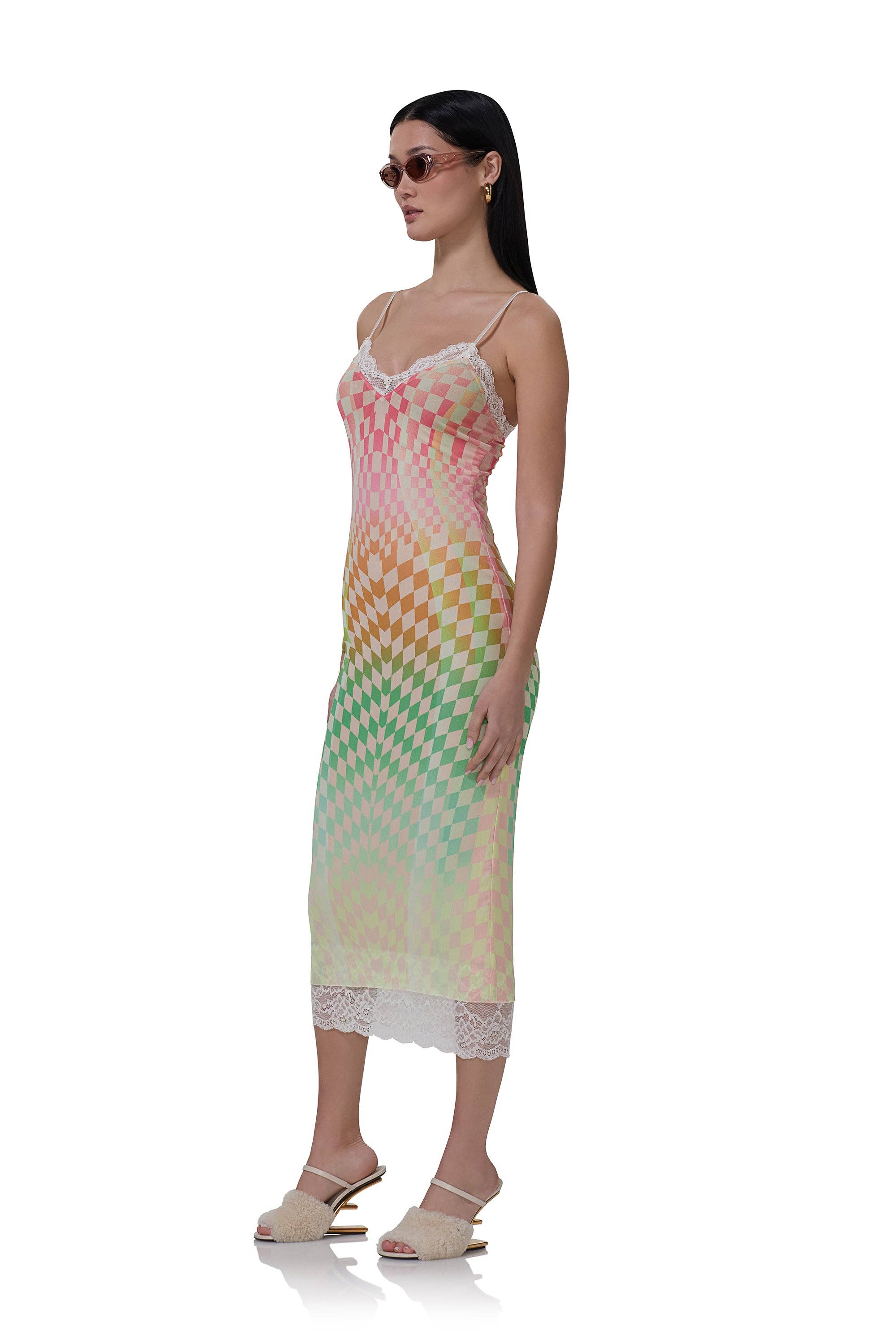 Nissa Dress - Pastel Ombre for wholesale on Faire1