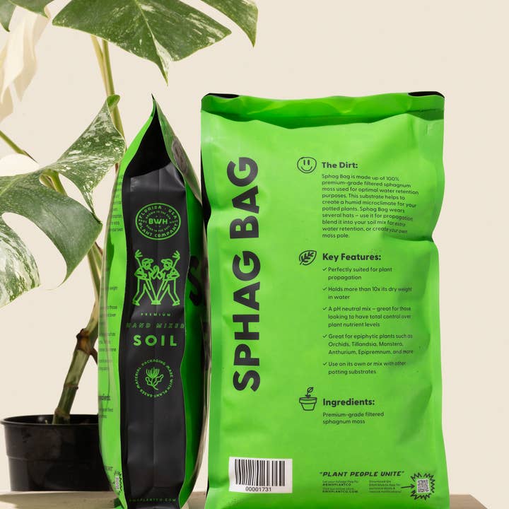 BWH Plant Co - Wholesale Planting/Potting Soil - Sphag Bag: 1 Gallon2