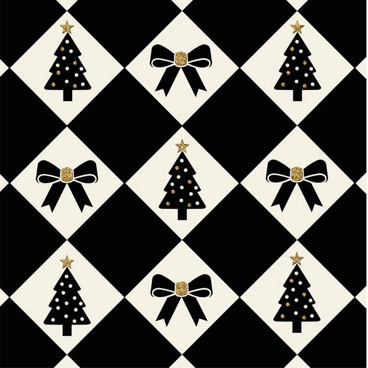 The Unique Paper Company – wholesale Wrapping paper roll – Christmas Chic Eco FSC™ Roll Wrapping paper (display of 42)4